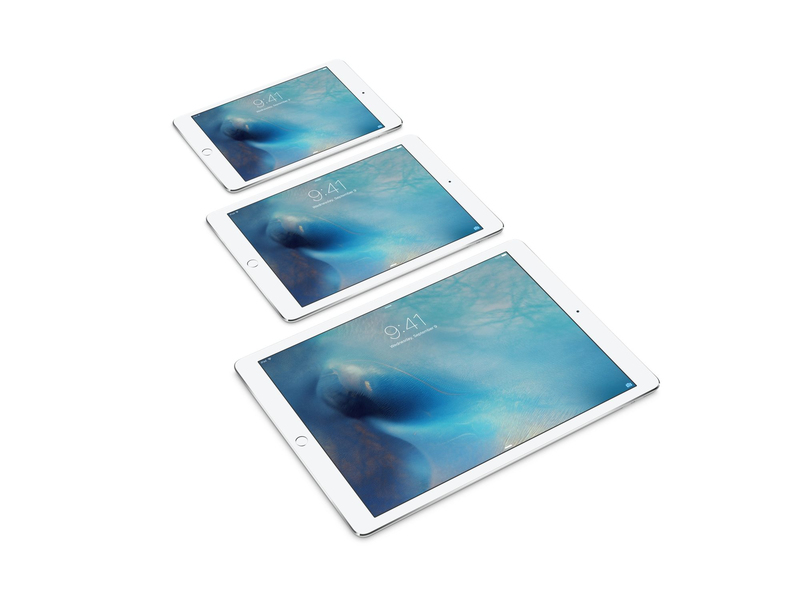 Apple iPad Pro 128GB Wi-Fi +Cellular Silver Tablet