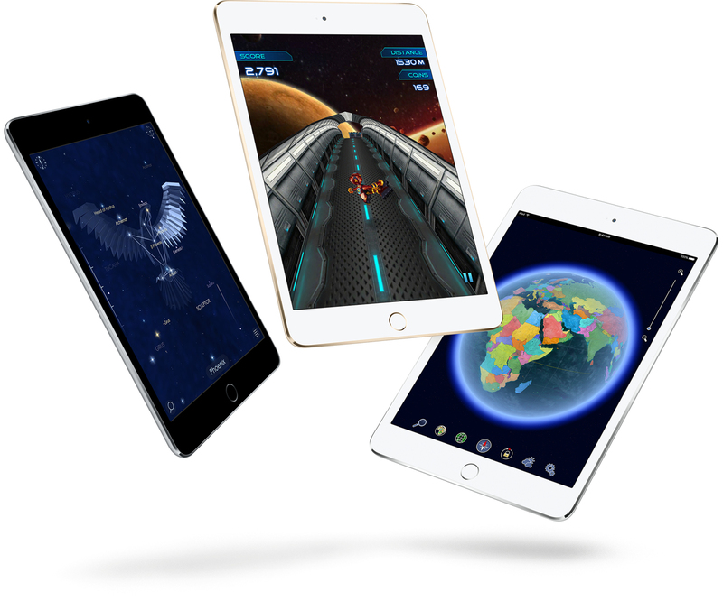Apple iPad Mini 4 128GB Wi-Fi +Cellular Silver Tablet