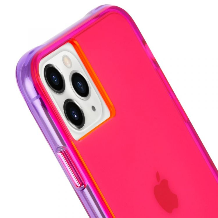 حافظة الهاتف الجوال تاف نيون من كيس-ميت 16.5 سم (6.5 بوصة)، مع غطاء، باللون الوردي