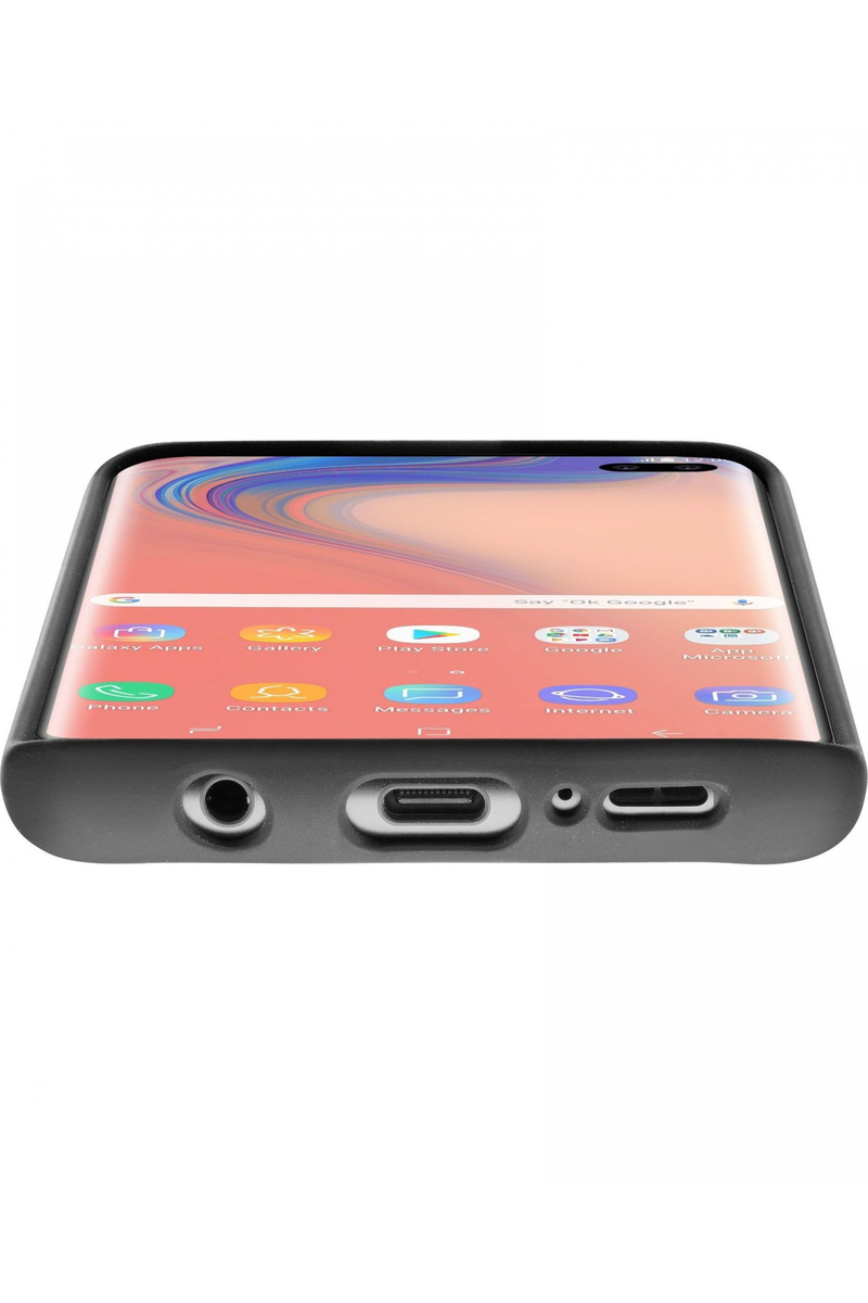 CellularLine Soft Touch Case Black for Galaxy S10+