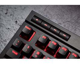 لوحة مفاتيح قرصان k٦٣ للألعاب باللون الأحمر