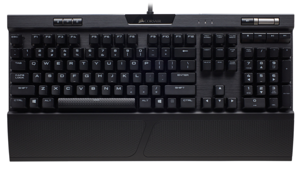 لوحة مفاتيح الألعاب السريعة Corsair K70 RGB Mk.2 Rapidfire Black/RGB LED/Cherry MX
