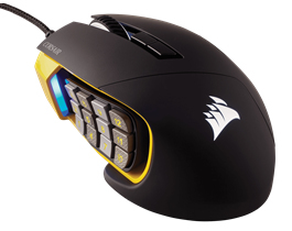 Corsair Scimitar Pro RGB Black/Yellow Gaming Mouse