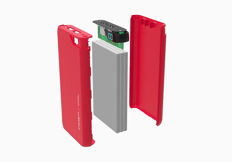 Cygnett ChargeUp Boost 15000mAh Red Power Bank