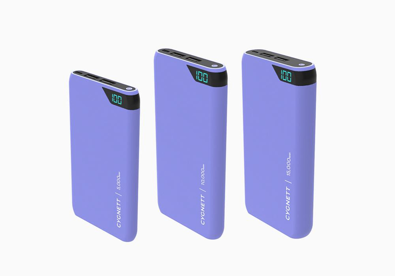 Cygnett ChargeUp Boost 15000mAh Lilac Power Bank