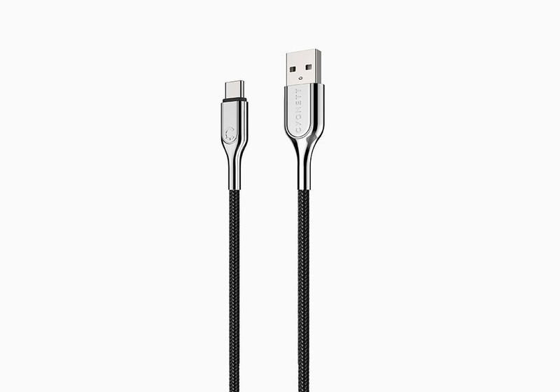 Cygnett Armoured 2.0 USB-C To USB-A Cable 1m - Black (3A/60W)