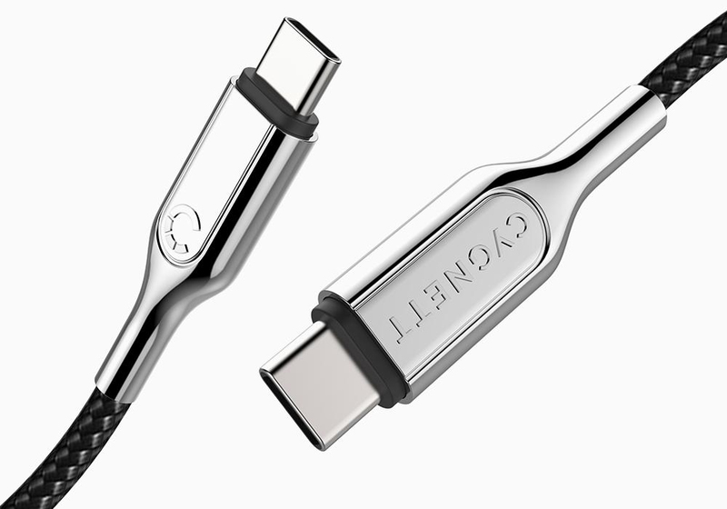 Cygnett Armoured Braided USB 2.0 USB-C to USB-C Cable 2m Black