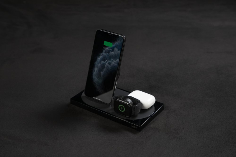 Belkin Boostcharge 3-In-1 Wireless Charger For Apple Devices - Black