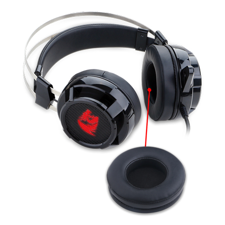 Redragon Siren2 7.1 Channel Surround Stereo Gaming Over-Ear Headset With Mic