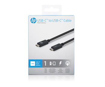 HP USB C To USB C V3.1 Cable 1m