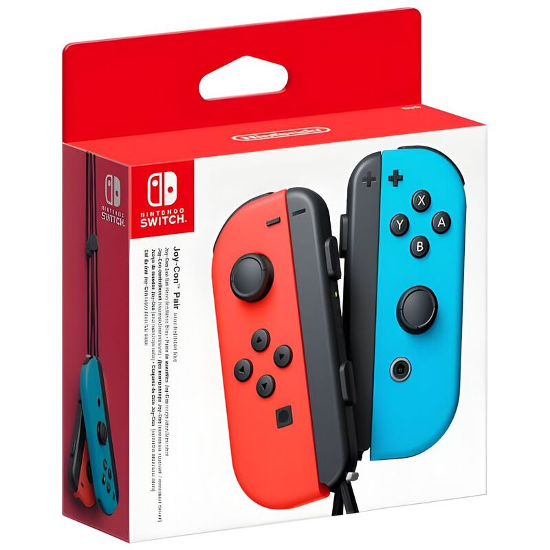 Nintendo Switch Joy Con Pair Neon - Red/Blue