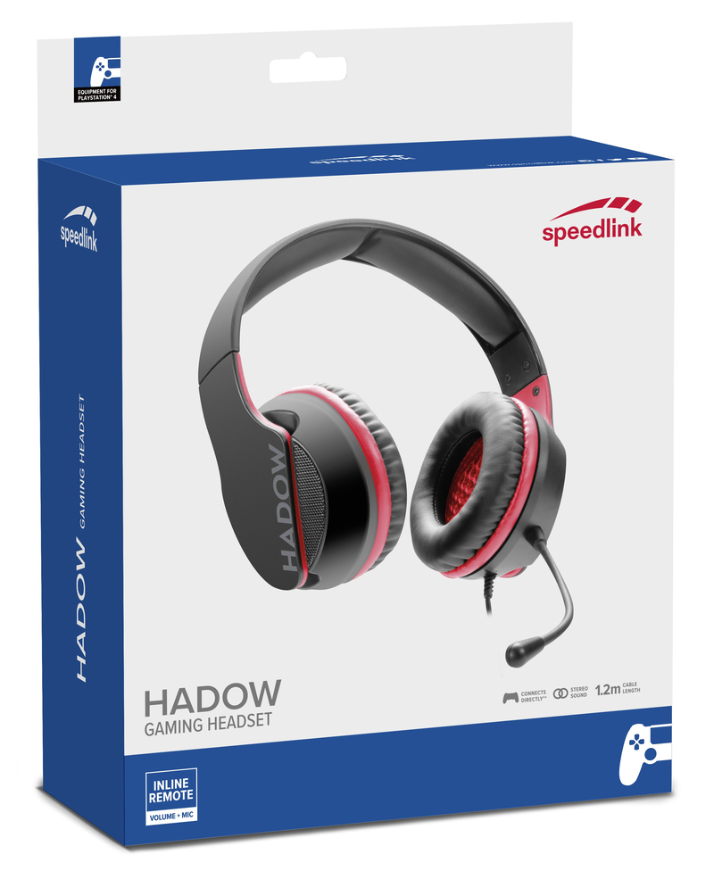 Speedlink Hadow Black Gaming Headset For PS4