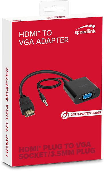 Speedlink HDMI To Vga Adapter Black