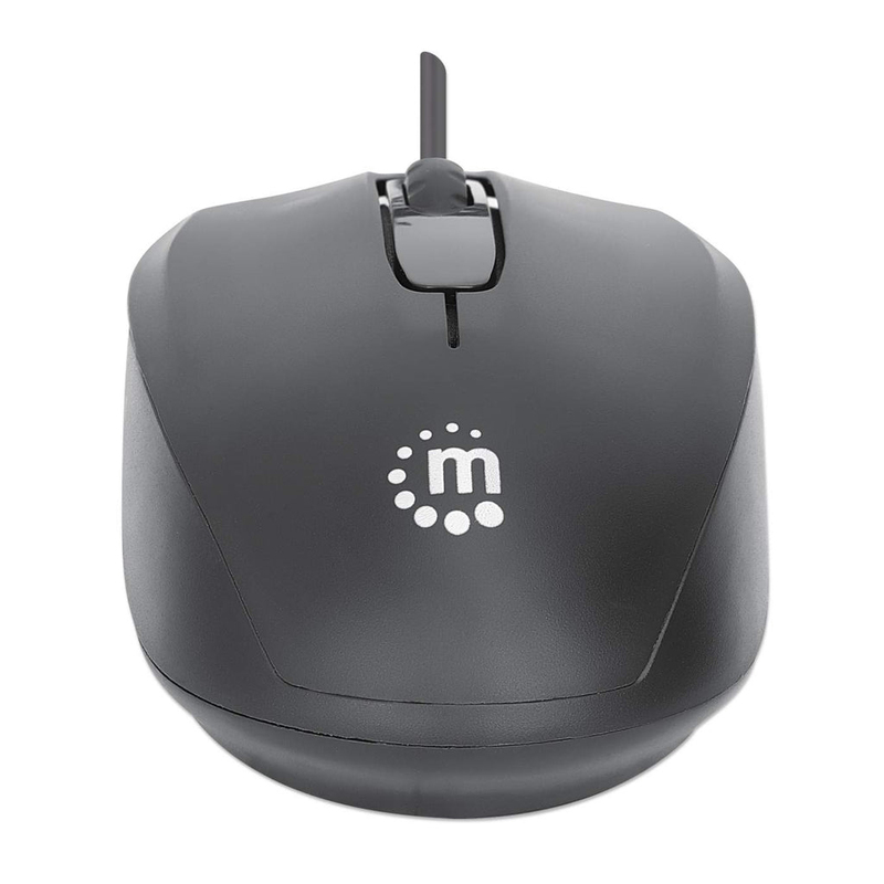 Manhattan Comfort II Wired Optical USB Mouse