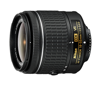 Nikon AF-P DX Nikkor 18-55mm F/3.5-5.6G VR Lens 18-55VR Camera Lens Black