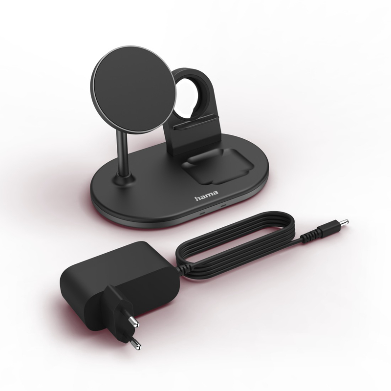 Hama Magcharge Multi-Charging Station Wireless Charging For iPhone/Airpods
