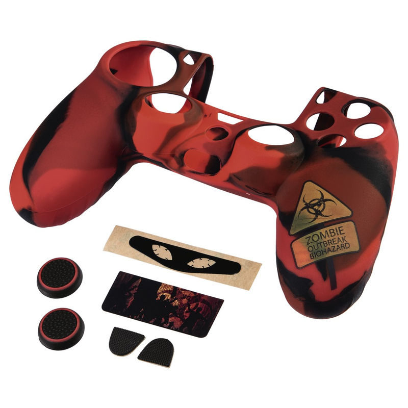 Hama 7-In-1 Accessories Set For The Dualshock 4 Controller PS4 - Red