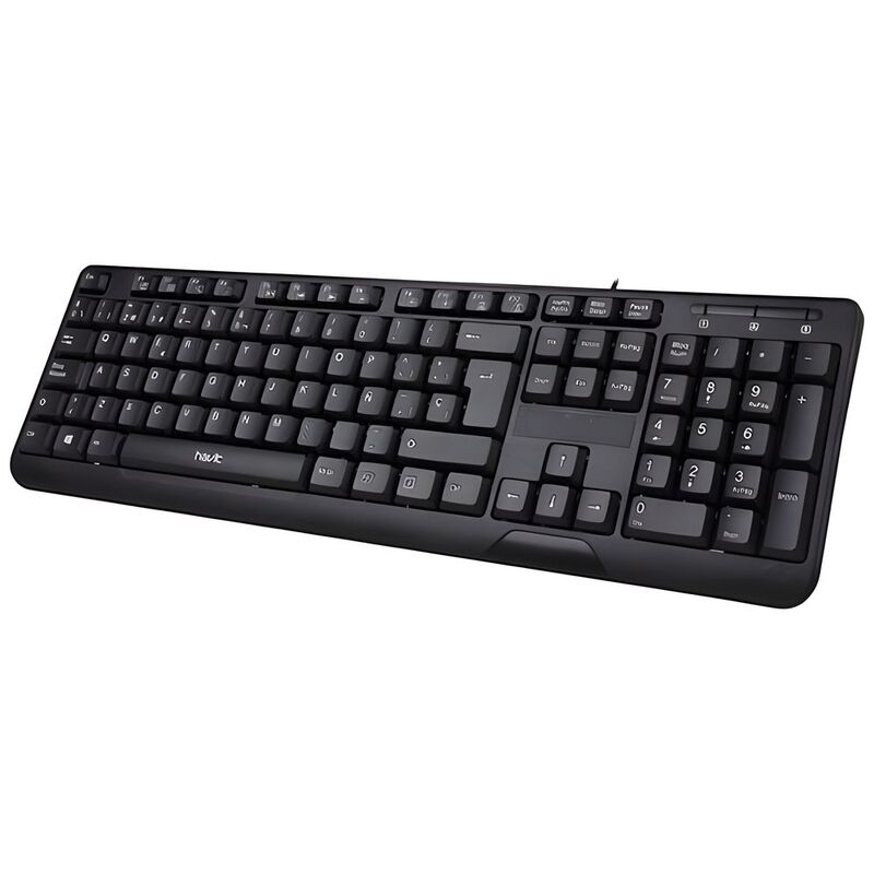 Havit HV-KB378 Wired Keyboard (Arabic/English) - Black