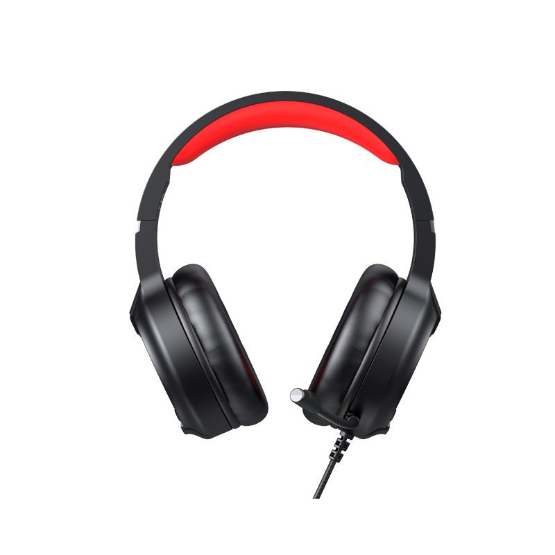 Havit Hv-H2233D 50mm Large Caliber Speakers RGB Gaming Headset - Black & Red