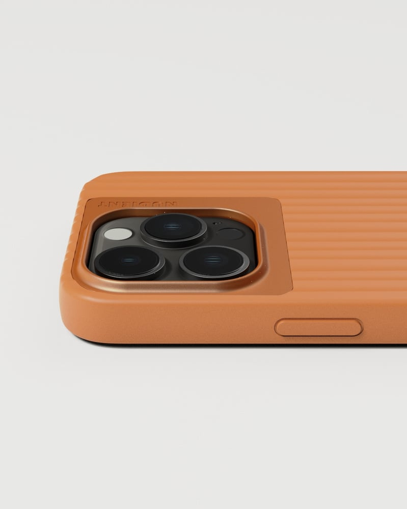 Nudient Bold Case for iPhone 15 Pro - Tangerine Orange