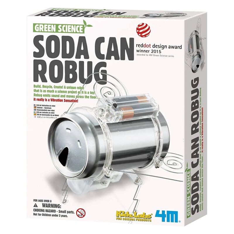 4M Green Science Soda Can Robug Expirment Set