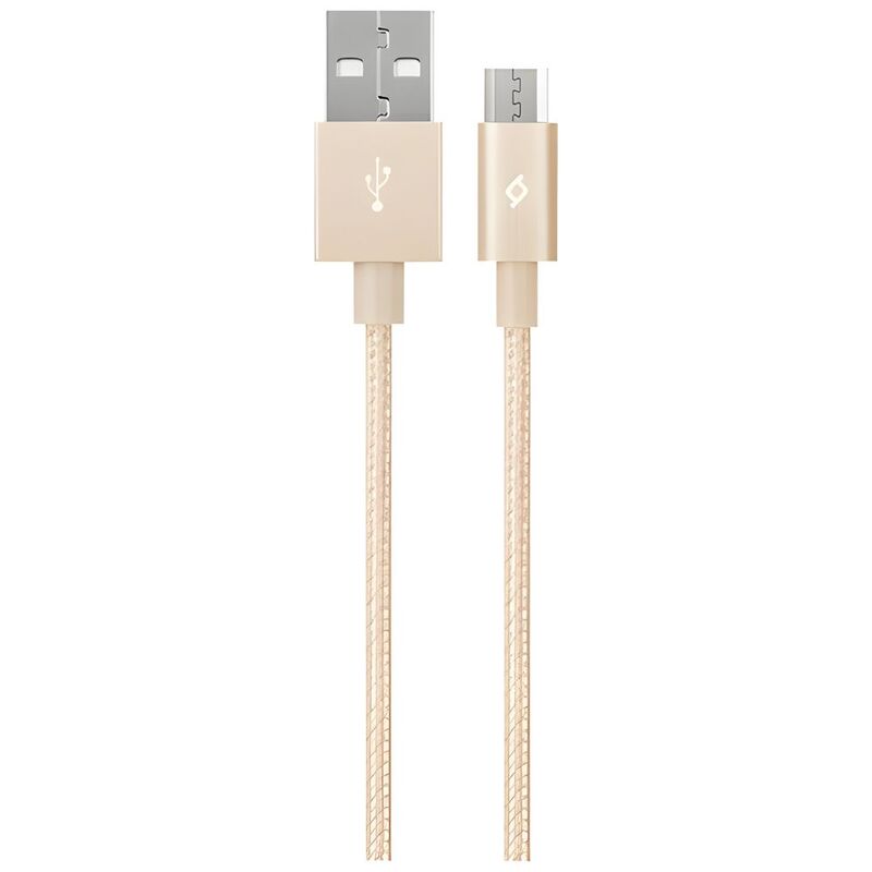 Ttec Alumicable Micro USB Cable Gold