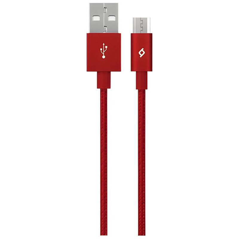 Ttec Alumicable Micro USB Cable Red