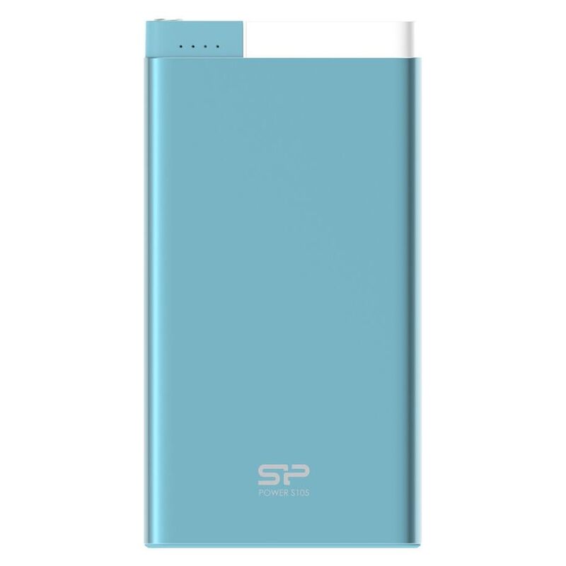 Silicon Power S105 10000mAh Power Bank Blue With Lightning/Micro-USB Connector