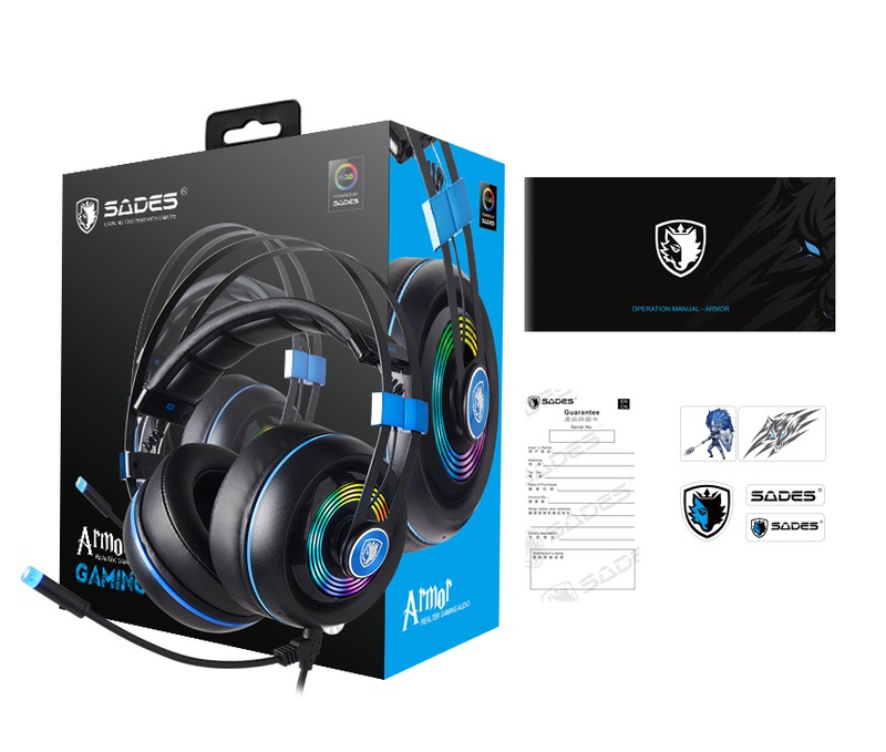 Sades Armor Gaming Headset For Ps/Xbox/Switch/Pc
