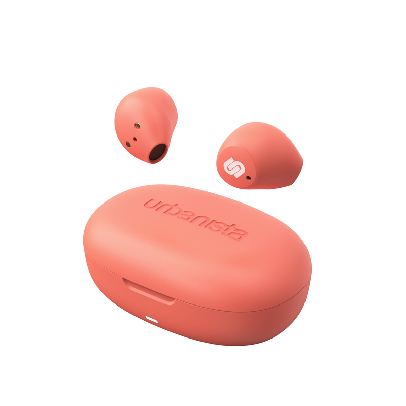 Urbanista Lisbon True Wireless Earbuds - Coral Peach