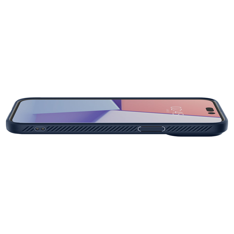 Spigen Liquid Air Case For iPhone 14 Pro - Navy Blue