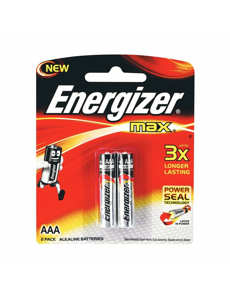 Energizer Alkaline Max AAA 15V (Pack of 2)