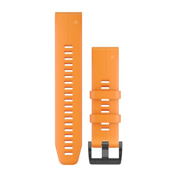 Garmin Quickfit 22mm Spark Orange Silicone Band