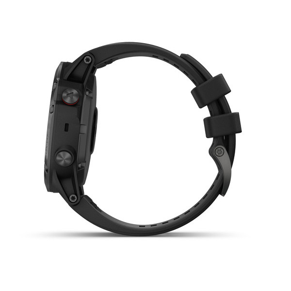 Garmin Fenix 5X Plus Sapphire Black with Black Band GPS Watch