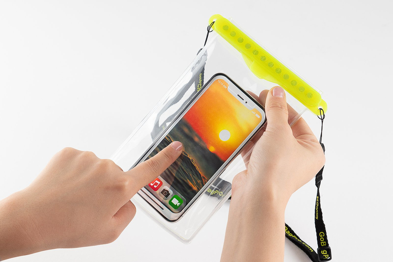 Gobag Self Sealing Dry Bag Yellow for Smartphones