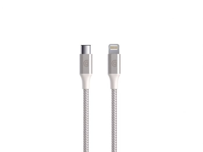 Griffin Premium USB-C to Lightning Cable 3ft Silver