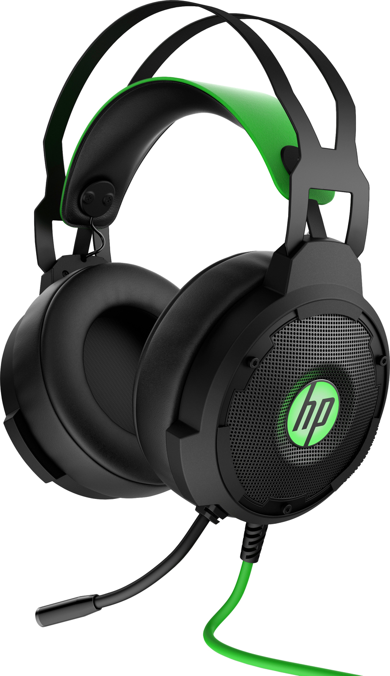 HP Pavilion 600 Black/Green Gaming Headset