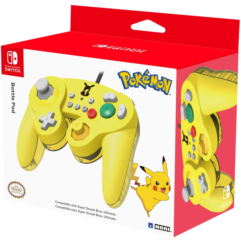 Hori Pokemon Battle Pad Pikachu Gamepad for Nintendo Switch