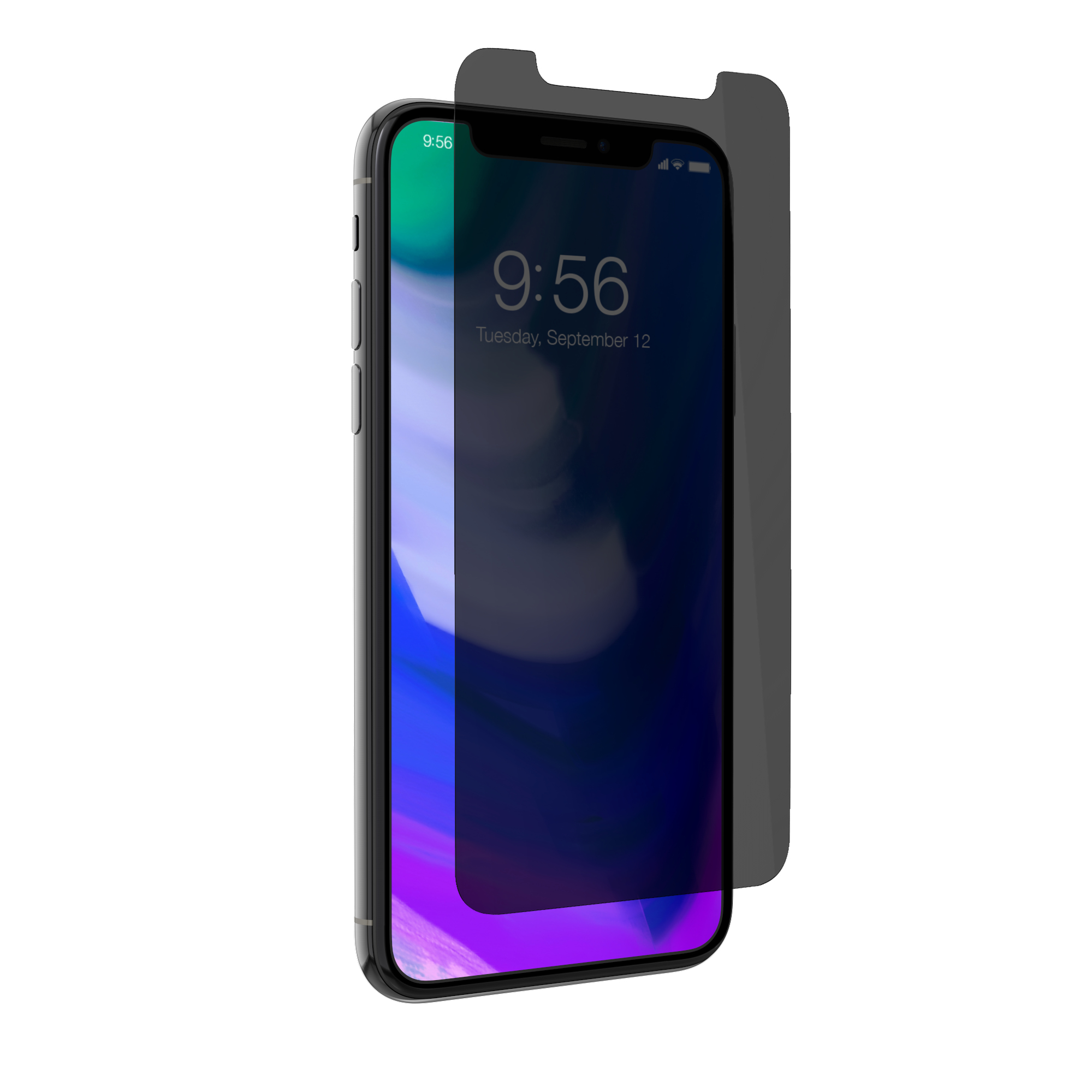 Zagg Invisible Shield Glass Plus Privacy Case Friendly Screen Protector for iPhone X