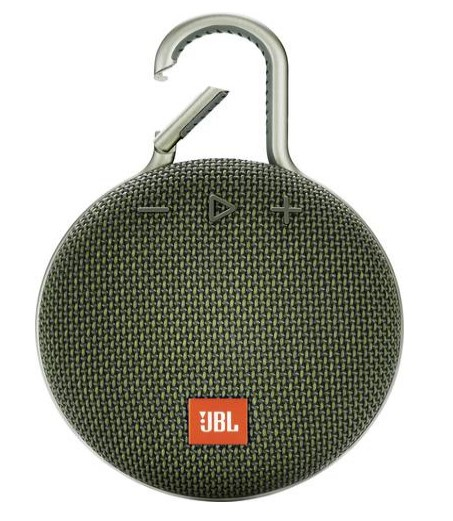 JBL Clip 3 Green Portable Bluetooth Speaker