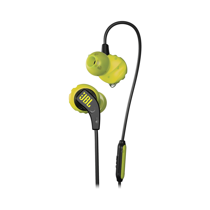 سماعة أذن داخلية رن من سلسلة إنديورنس من شركة جيه بي إل ، صفراء اللون