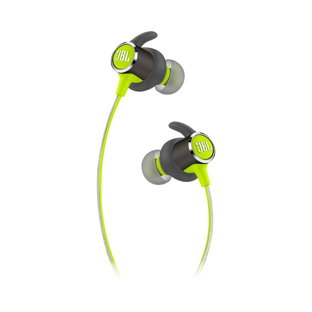 سماعات الأذن ريفليكيت ميني 2 من شركة جي بي إل ، خضراء اللون