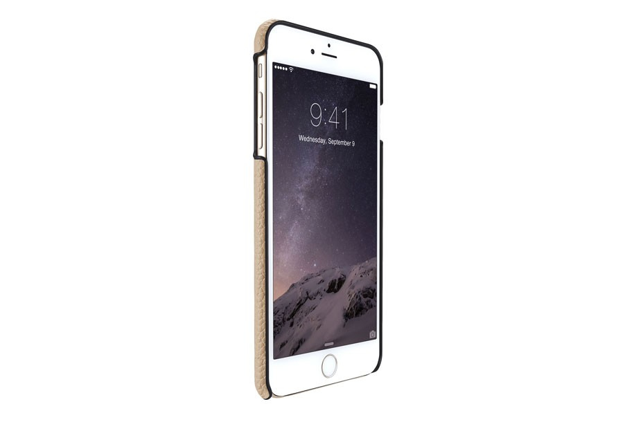 Just Mobil Quattro Leather Cover Beige For iPhone 6+/6S+