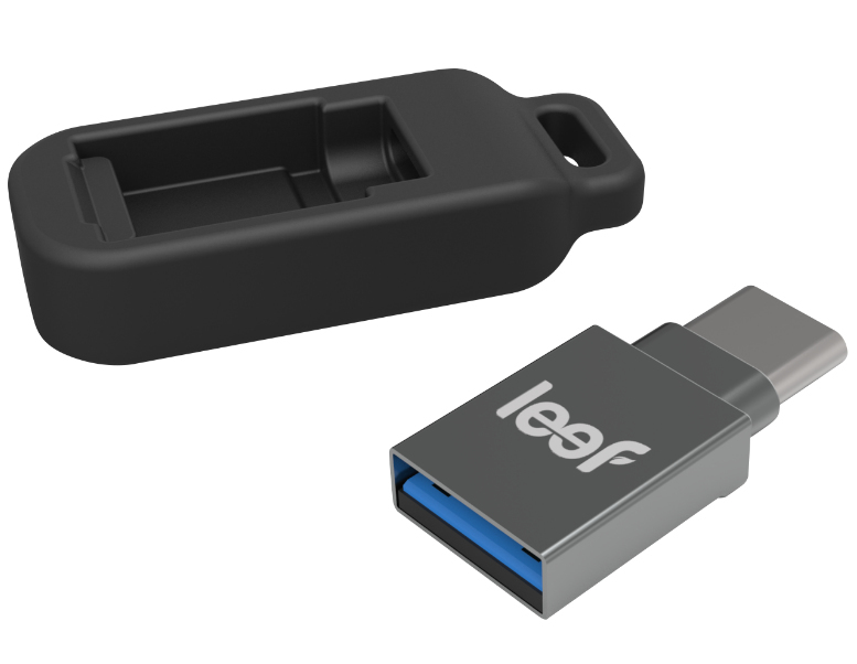 Leef Bridge 32GB Type-C Flash Drive Black for Smartphones