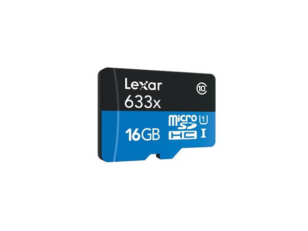 بطاقة ذاكرة ليكسار LSDMI16GBBEU633A 16 جيجا بايت ذاكرة مصغرة مايكرو إس دي إتش سي فئة 10 UHS-I