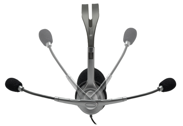 Logitech 981-000593 H111 Stereo Gaming Headset Grey