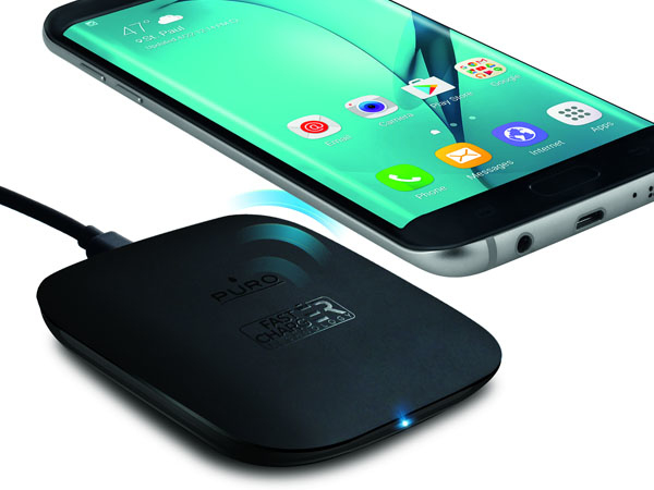 Puro QI Wireless Charging Station with Cable for Smartphones