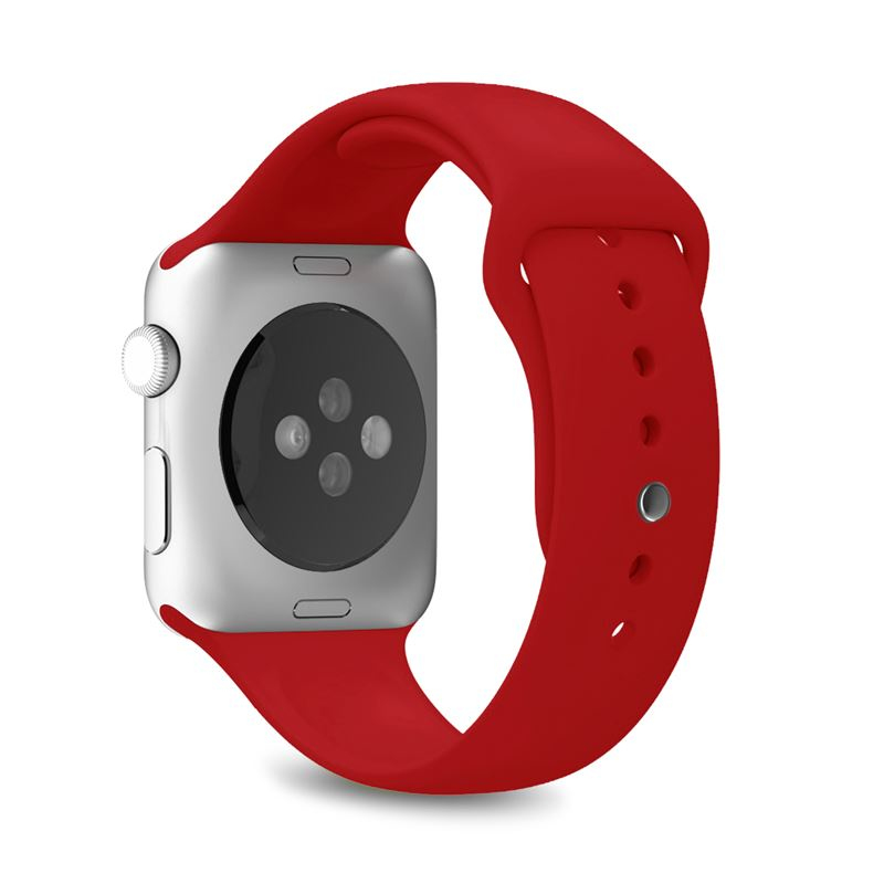 Puro Silicone Band 42-44mm Red for Apple Watch (Compatible with Apple Watch 42/44/45mm)