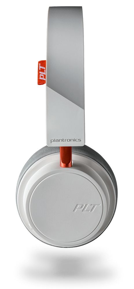 Plantronics BackBeat 500 White/Orange On-Ear Headphones
