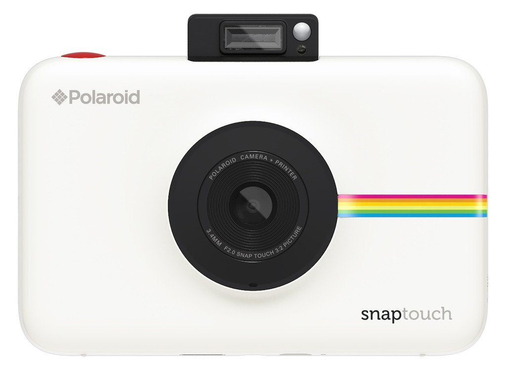 كاميرا بولارويد سناب تاتش بخاصية الطباعة الفورية، لون أبيض